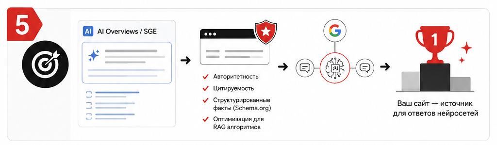 Оптимизация под AI Overviews, AI Mode и GEO Оптимизация под AI Overviews, AI Mode и GEO